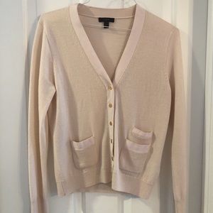 Light/ baby pink J.crew cardigan